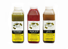 Load image into Gallery viewer, Green and Red Trio - Honey Bz&#39;s Organic Juices