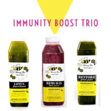 Load image into Gallery viewer, Green and Red Trio - Honey Bz&#39;s Organic Juices