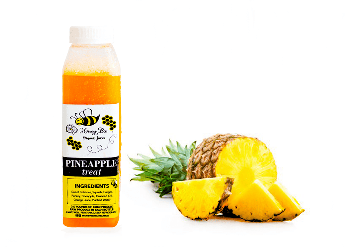 Pineapple Treat Sweet Potato Juice - Honey Bz's Organic Juices