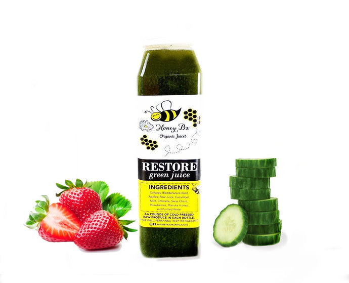 Restore Green Juice - Honey Bz's Organic Juices